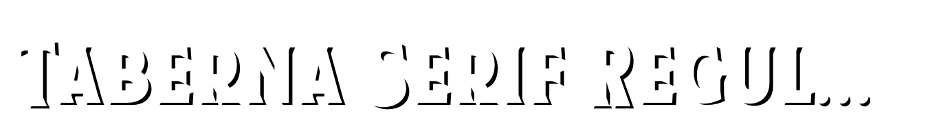 Taberna Serif Regular Sh L